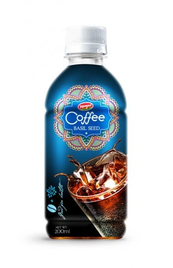 PET Bottle Vietnam Coffee And Basil Seed